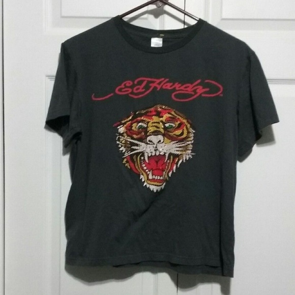 ed hardy shirt tiger